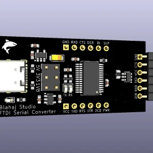 Blahaj Studio USB-TTL Adapter with FTDI FT232RNL (Pre-order)